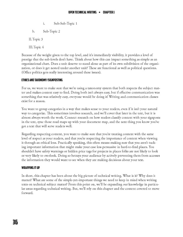Open Technical Writing - New Page